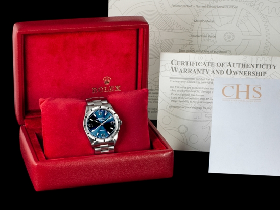 Rolex Air-King Oyster 34 Blu Oyster Blue Jeans 14010